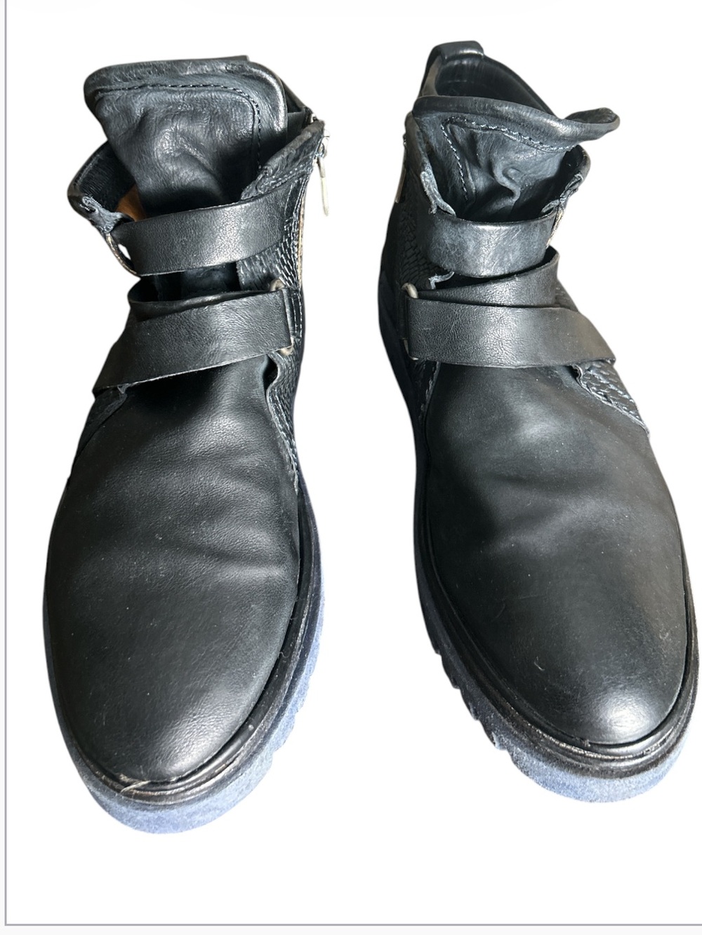 A.S. 98 Black Ankle Booties Size 37